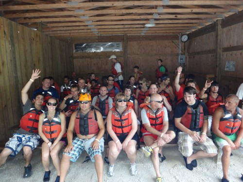 White Water Rafting Group - 2012